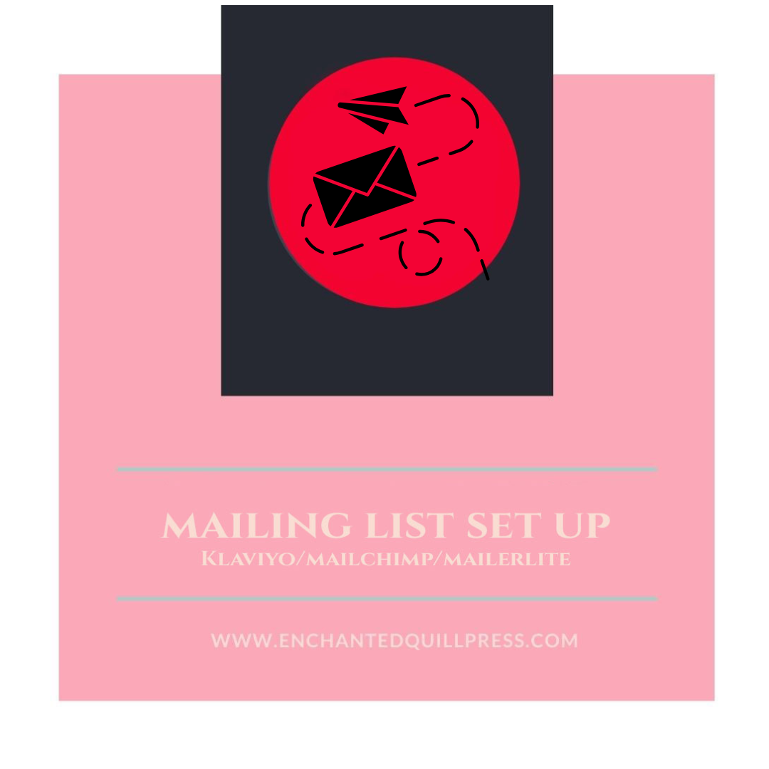 Author Email Ecosystem Setup | MailerLite, Klaviyo, Mailchimp