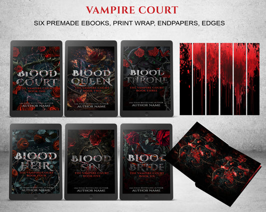 The Vampire Court - Six Book Covers