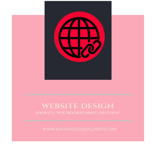 Custom Author Website | Wix, Shopify, BookFunnel